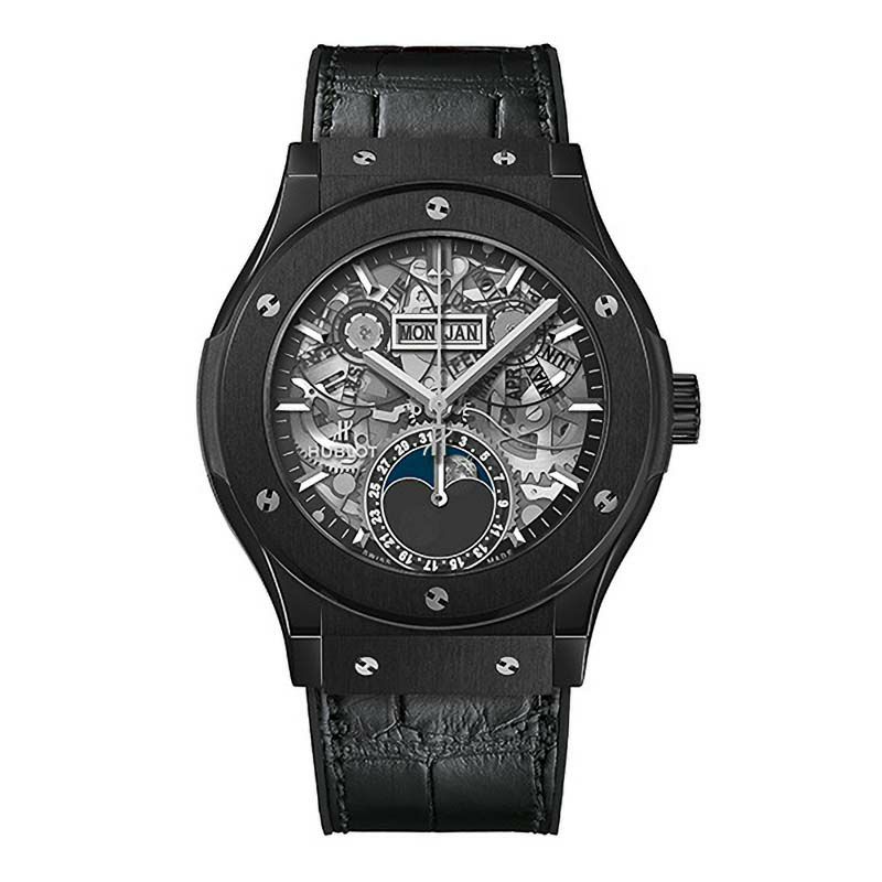 HUBLOT AERO FUSION MOONPHASE BLACK MAGIC ウブロ アエロ 