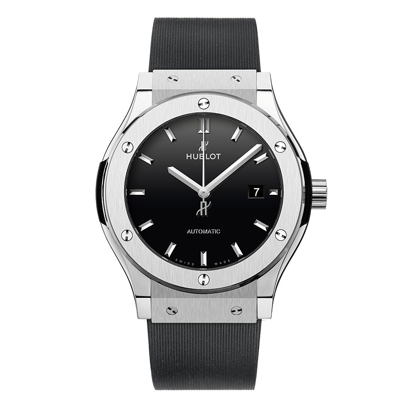 HUBLOT CLASSIC FUSION TITANIUM BLACK SHINY ウブロ クラシック・フュージョン チタニウム ブラックシャイニー 542.NX.1270.RX