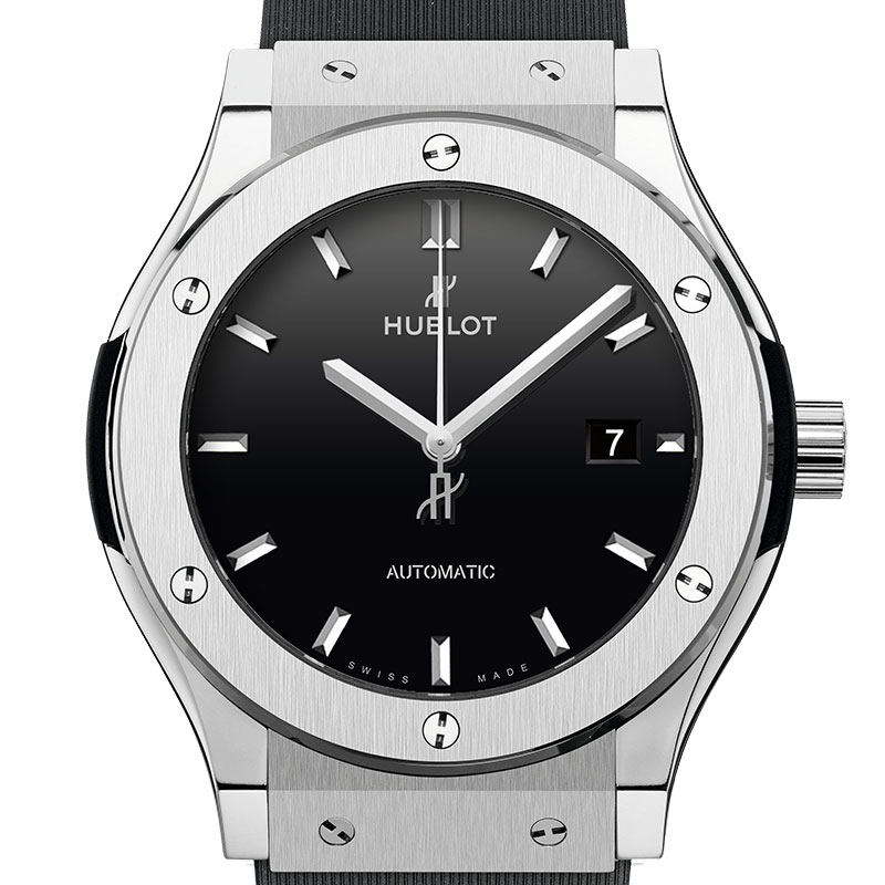 HUBLOT CLASSIC FUSION TITANIUM BLACK SHINY ウブロ クラシック・フュージョン チタニウム ブラックシャイニー 542.NX.1270.RX