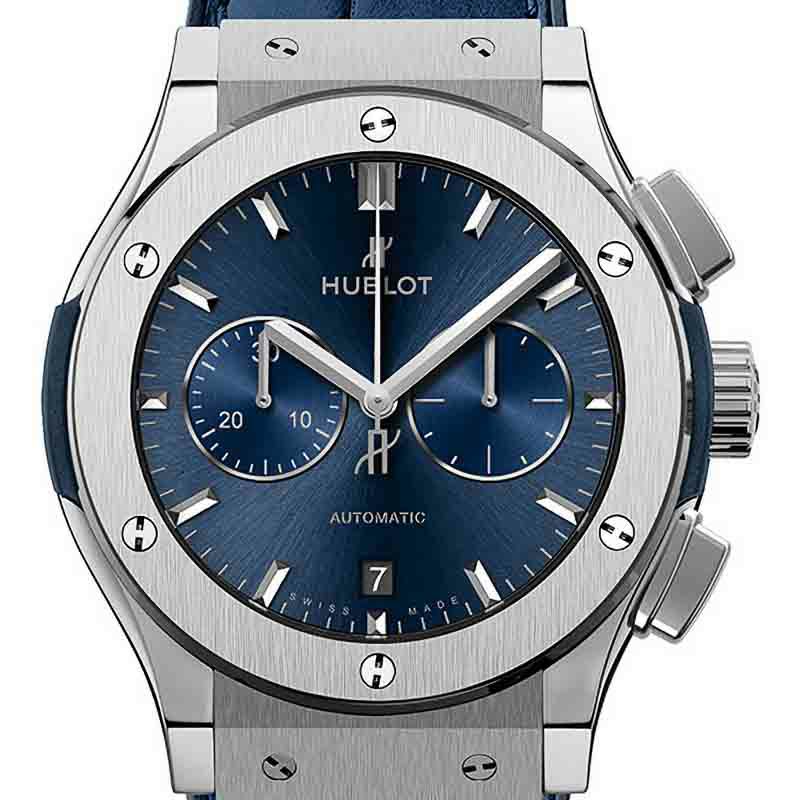 HUBLOT CLASSIC FUSION CHRONOGRAPH TITANIUM BLUE ウブロ クラシック・フュージョン クロノグラフ  チタニウム ブルー 541.NX.7170.LR｜正規取り扱いブランド｜時計・腕時計の通販サイトBEST ISHIDA（正規・中古販売店）