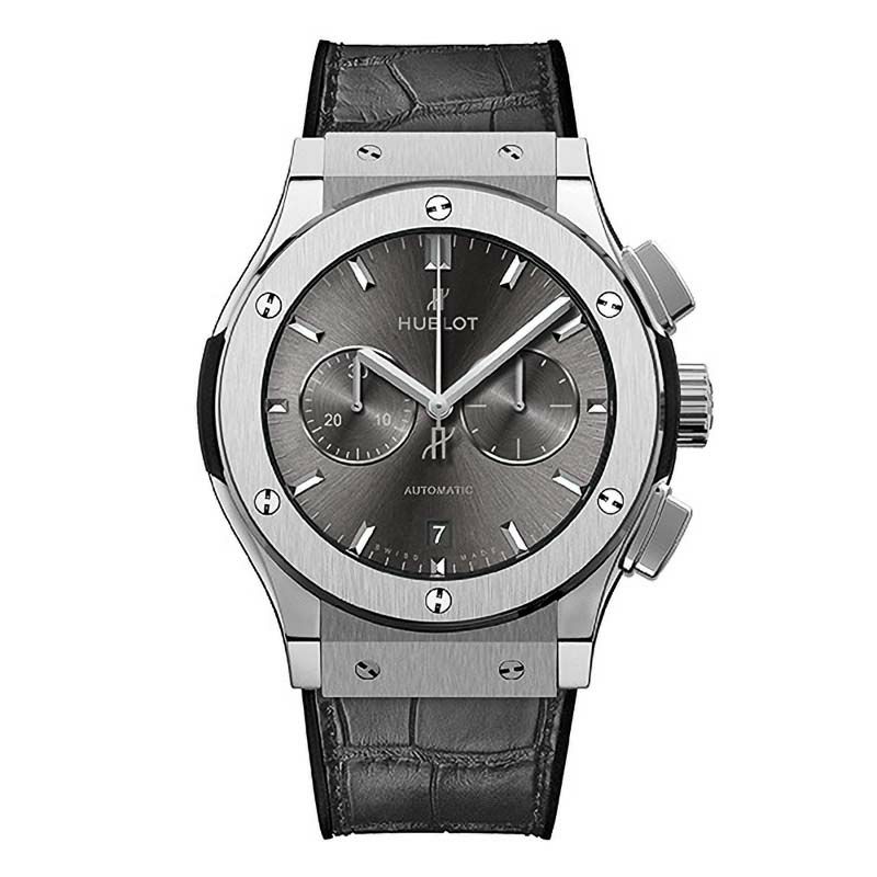 HUBLOT CLASSIC FUSION CHRONOGRAPH TITANIUM RACING GREY ウブロ ...