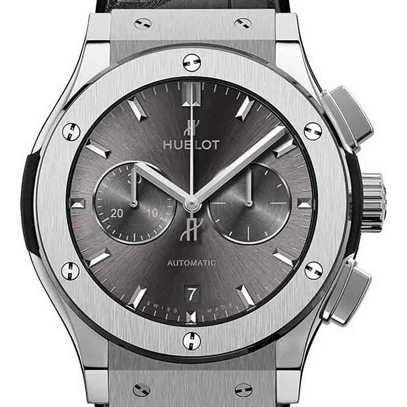 HUBLOT CLASSIC FUSION CHRONOGRAPH TITANIUM RACING GREY ウブロ  