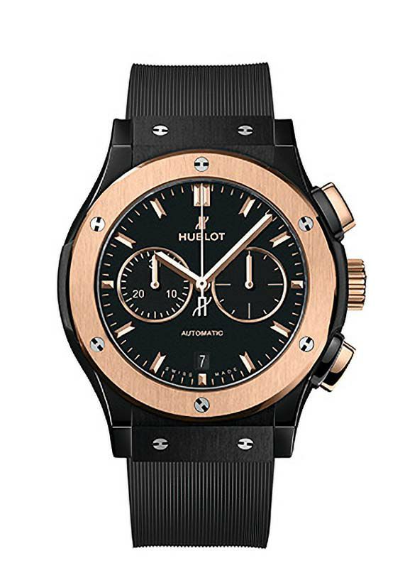 HUBLOT CLASSIC FUSION CHRONOGRAPH CERAMIC KING GOLD ウブロ  
