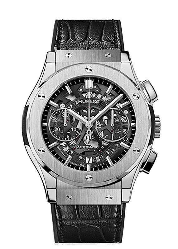HUBLOT AERO FUSION CHRONOGRAPH TITANIUM ウブロ アエロ・フュージョン クロノグラフ チタニウム 525.NX.0170.LR