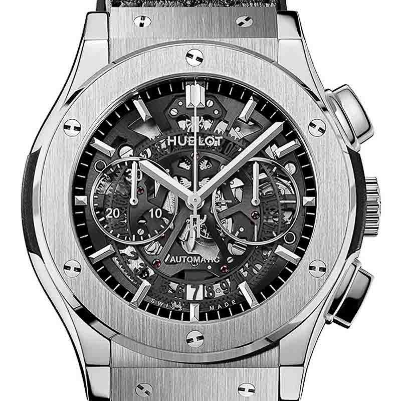 HUBLOT AERO FUSION CHRONOGRAPH TITANIUM ウブロ アエロ・フュージョン クロノグラフ チタニウム 525.NX.0170.LR