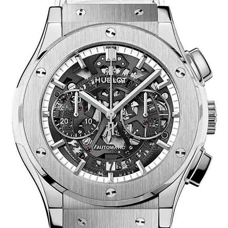 HUBLOT AERO FUSION CHRONOGRAPH ALL WHITE ウブロ アエロ 