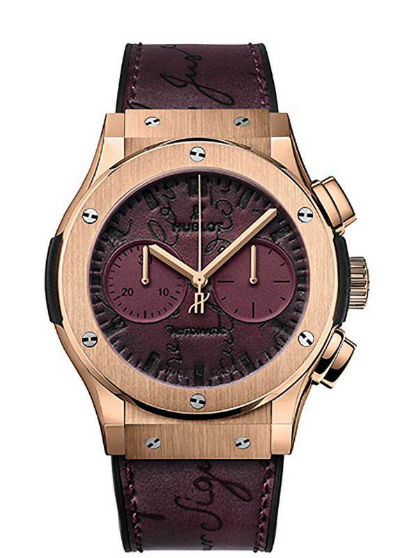 HUBLOT Classicfusion chronograph レザーバンド