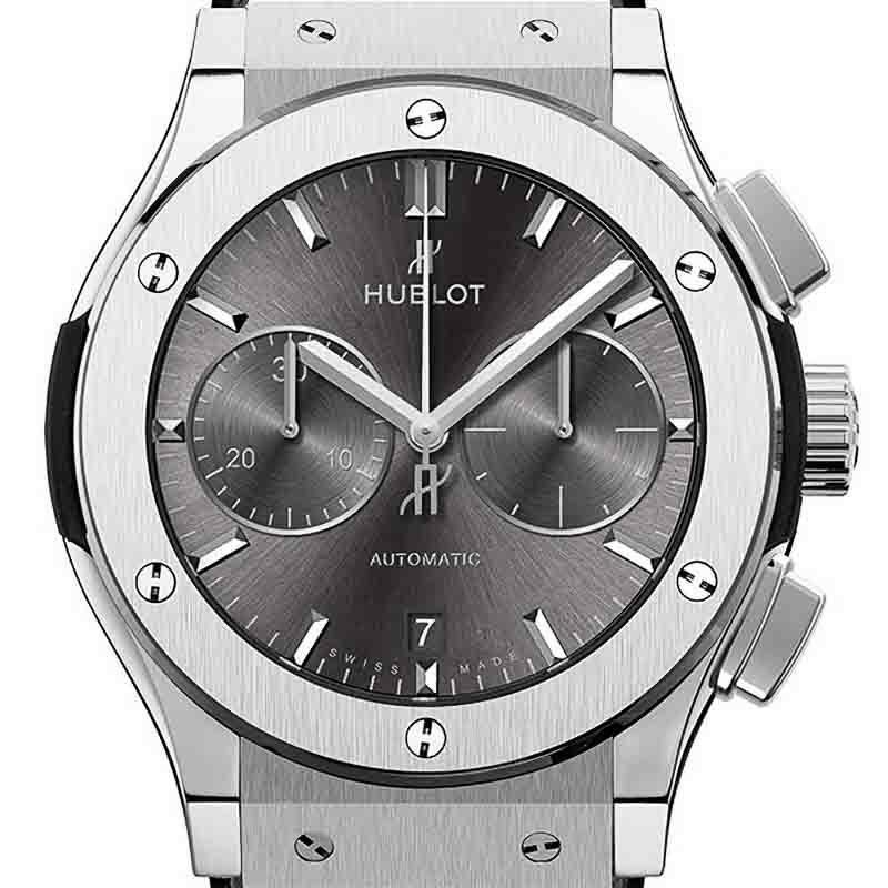 HUBLOT CLASSIC FUSION CHRONOGRAPH TITANIUM RACING GRAY ウブロ  