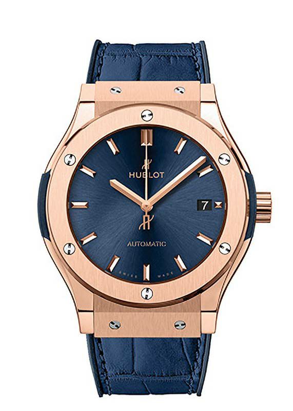 【正規】【自動巻き】【メンズ】【腕時計】HUBLOT Classic Fusion King Gold Blue ウブロ クラシック・フュージョン キングゴールド ブルー 511.OX.7180.LR 時計・腕時計の通販サイト - BEST Ishida