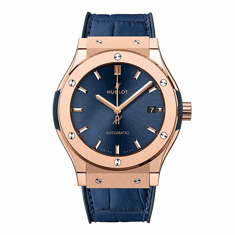 HUBLOT CLASSIC FUSION KING GOLD BLUE ウブロ クラシック・フュージョン キングゴールド ブルー  511.OX.7180.LR｜正規取り扱いブランド｜時計・腕時計の通販サイトBEST ISHIDA（正規・中古販売店）