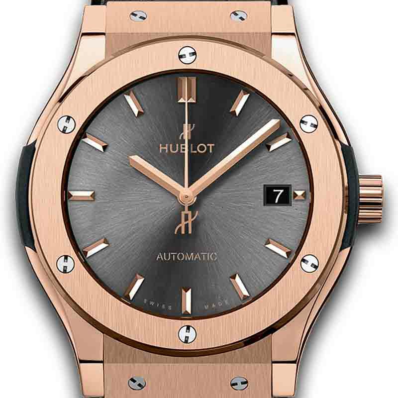 HUBLOT CLASSIC FUSION KING GOLD RACING GRAY ウブロ クラシック 