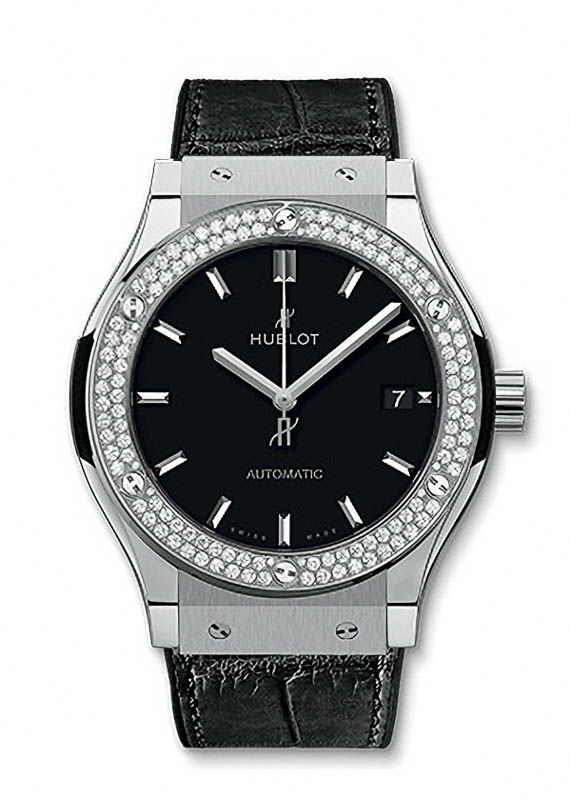 【正規】【自動巻き】【メンズ】【腕時計】HUBLOT Classic Fusion Titanium Diamonds ウブロ クラシック・フュージョン チタニウム ダイヤモンド 511.NX.1171.LR.1104 時計・腕時計の通販サイト - BEST Ishida