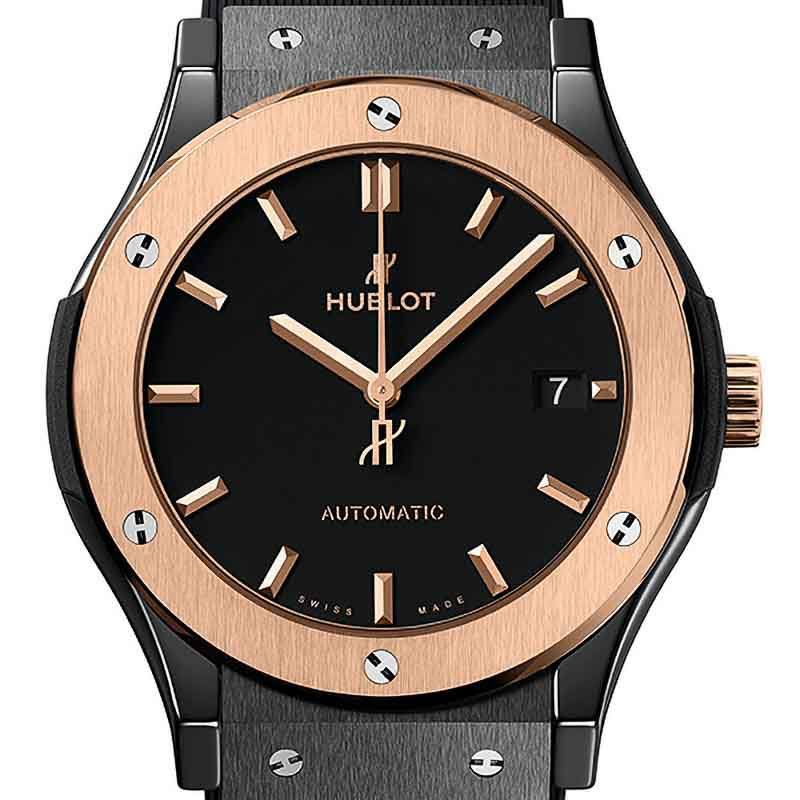 HUBLOT CLASSIC FUSION CERAMIC KING GOLD ウブロ クラシック 