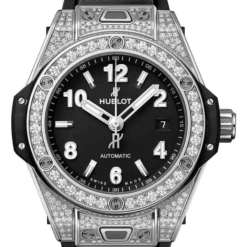 HUBLOT BIG BANG ONE CLICK STEEL PAVE ウブロ ビッグ・バン ワン 