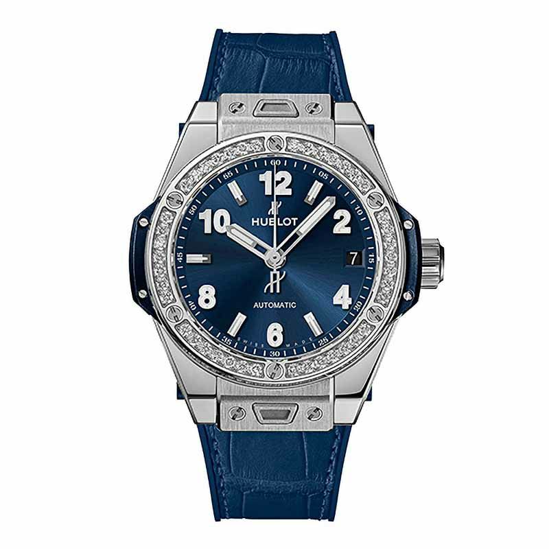 HUBLOT BIG BANG ONE CLICK STEEL BLUE DIAMONDS ウブロ ビッグ・バン ワンクリック スチール ブルー  ダイヤモンド 465.SX.7170.LR.1204｜正規取り扱いブランド｜時計・腕時計の通販サイトBEST ISHIDA（正規・中古販売店）