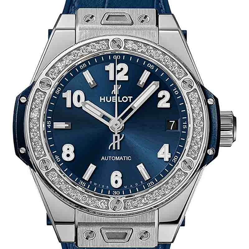 HUBLOT BIG BANG ONE CLICK STEEL BLUE DIAMONDS ウブロ ビッグ・バン ワンクリック スチール ブルー  ダイヤモンド 465.SX.7170.LR.1204｜正規取り扱いブランド｜時計・腕時計の通販サイトBEST ISHIDA（正規・中古販売店）