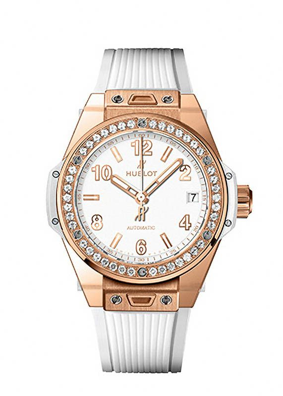 HUBLOT BIG BANG ONE CLICK KING GOLD WHITE DIAMONDS ウブロ