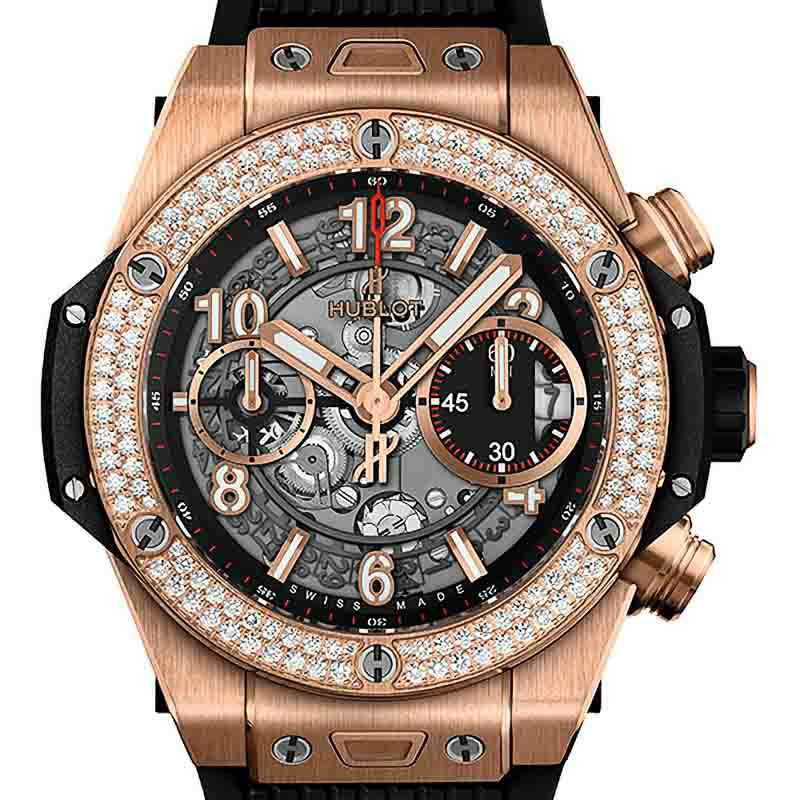 HUBLOT BIG BANG UNICO KING GOLD DIAMONDS ウブロ ビッグ・バン ウニコ キングゴールド ダイヤモンド  441.OX.1181.RX.1104｜正規取り扱いブランド｜時計・腕時計の通販サイトBEST ISHIDA（正規・中古販売店）