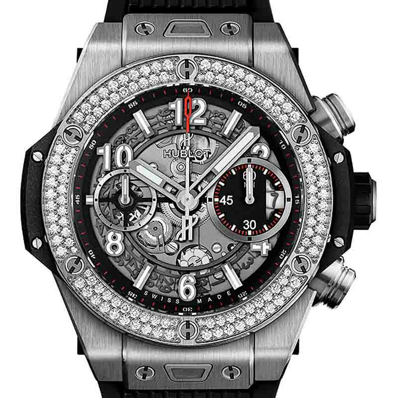 HUBLOT BIG BANG UNICO TITANIUM DIAMONDS ウブロ ビッグ・バン ウニコ チタニウム ダイヤモンド 441.NX. 1171.RX.1104｜正規取り扱いブランド｜時計・腕時計の通販サイトBEST ISHIDA（正規・中古販売店）