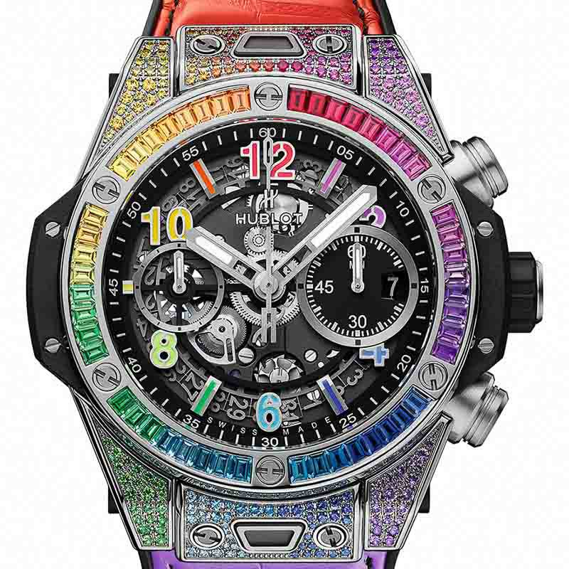 HUBLOT BIG BANG UNICO TITANIUM RAINBOW ウブロ ビッグ・バン ウニコ チタニウム レインボー 441.NX.1117.LR.0999