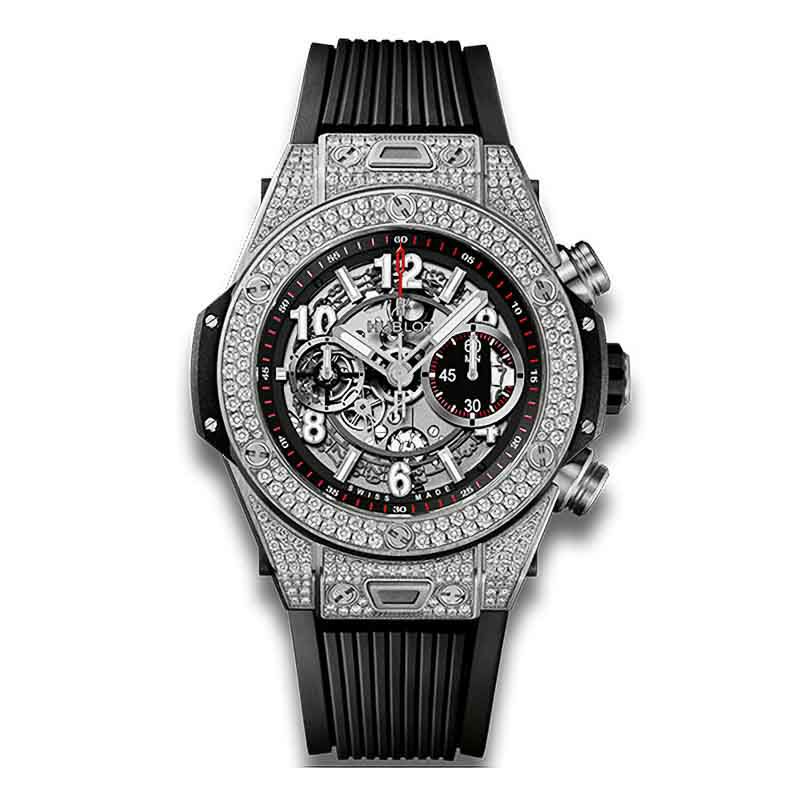 HUBLOT BIG BANG UNICO TITANIUM PAVE ウブロ ビッグ・バン ウニコ チタニウム パヴェ 421.NX.1170.RX.1704