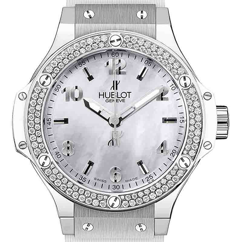 HUBLOT BIG BANG ALL WHITE DIAMONDS MOTHER OF PEARL ウブロ ビッグ