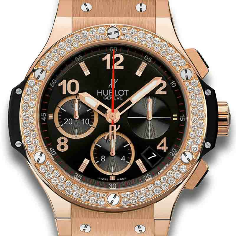 ☆HUBLOT ウブロ ビッグバン 腕時計 時計/メンズ/自動巻き☆美品 ビッグバン ウブロ 時計 メンズ スチール ダイヤモンド 2重
