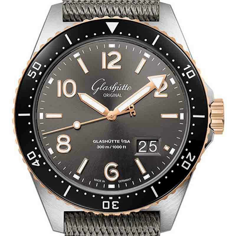 GLASHUTTE ORIGINAL SeaQ Panorama Date グラスヒュッテ・オリジナル シーキュー パノラマデイト  1-36-13-04-91-34｜正規取り扱いブランド｜時計・腕時計の通販サイトBEST ISHIDA（正規・中古販売店）