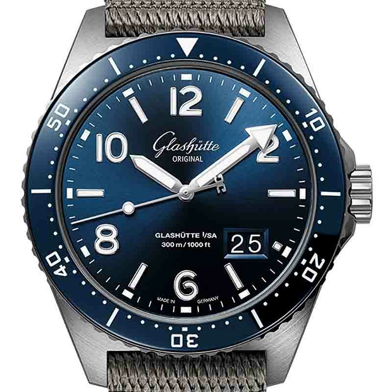 GLASHUTTE ORIGINAL SeaQ Panorama Date グラスヒュッテ・オリジナル シーキュー パノラマデイト  1-36-13-02-81-34｜正規取り扱いブランド｜時計・腕時計の通販サイトBEST ISHIDA（正規・中古販売店）