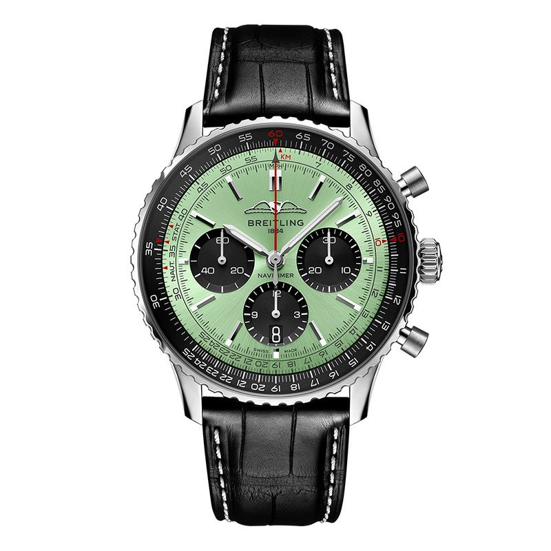 ブライトリング BREITLING AB0138241L1P1 グリーン /ブラック メンズ 腕時計