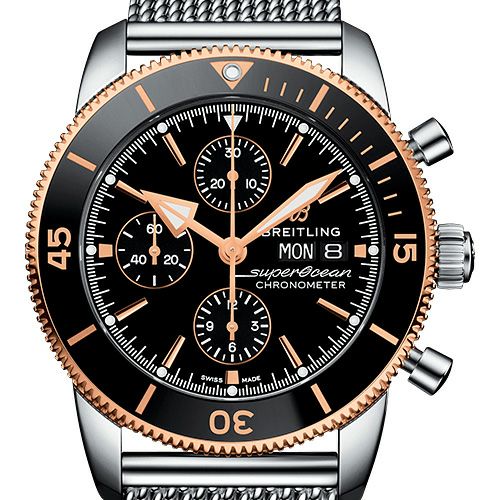 【正規】【自動巻き】【メンズ】【腕時計】BREITLING Superocean Heritage II Chronograph 44 ブライトリング スーパーオーシャン ヘリテージ II クロノグラフ 44 U13313121B1A1 時計・腕時計の通販サイト - BEST Ishida