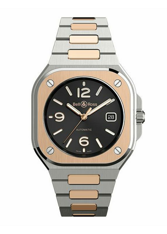 Bell ＆ Ross BR 05 BLACK STEEL & GOLD ベル＆ロス BR 05 ブラック 