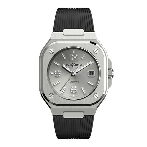 Bell ＆ Ross BR 05 GREY STEEL ベル＆ロス BR 05 グレー スティール BR05A-GR-ST /SRB｜正規取り扱いブランド｜時計・腕時計の通販サイトBEST ISHIDA（正規・中古販売店）