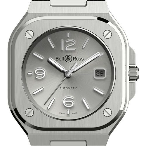 Bell ＆ Ross BR 05 GREY STEEL ベル＆ロス BR 05 グレー スティール BR05A-GR-ST /SRB｜正規取り扱いブランド｜時計・腕時計の通販サイトBEST ISHIDA（正規・中古販売店）