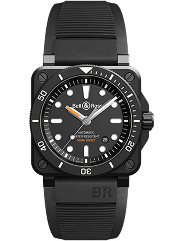 BELL & ROSS BR 03-92 DIVER BLACK MATTE ベル＆ロス BR 03-92 ダイバーブラックマット BR0392-D-BL-CE/SRB