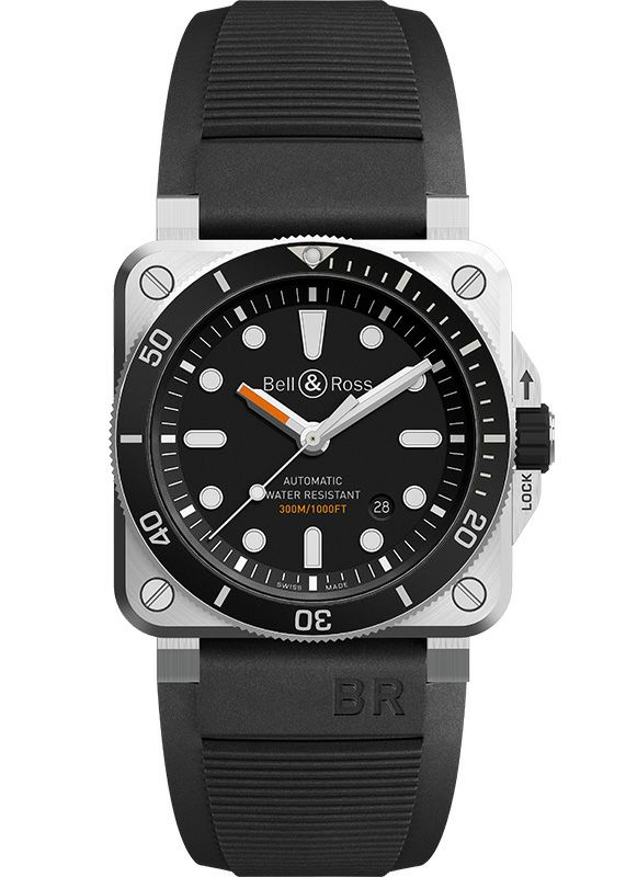 BELL & ROSS BR 03-92 DIVER ベル＆ロス BR 03-92 ダイバー BR0392-D-BL-ST/SRB