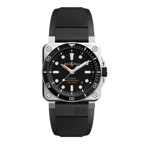 BELL & ROSS BR 03-92 DIVER ベル＆ロス BR 03-92 ダイバー BR0392-D-BL-ST/SRB