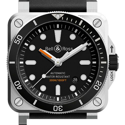 BELL & ROSS BR 03-92 DIVER ベル＆ロス BR 03-92 ダイバー BR0392-D-BL-ST/SRB