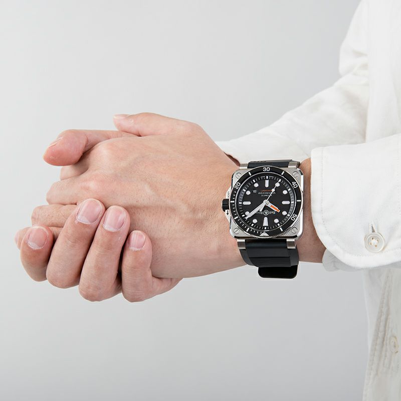 BELL & ROSS BR 03-92 DIVER ベル＆ロス BR 03-92 ダイバー BR0392-D-BL-ST/SRB