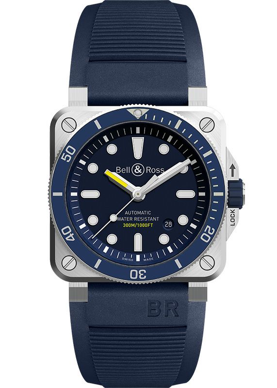 BELL & ROSS BR 03-92 DIVER BLUE ベル＆ロス BR 03-92 ダイバーブルー BR0392-D-BU-ST/SRB
