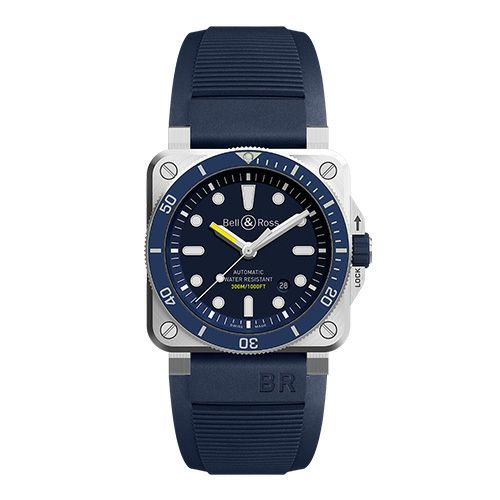 BELL & ROSS BR 03-92 DIVER BLUE ベル＆ロス BR 03-92 ダイバーブルー BR0392-D-BU-ST/SRB