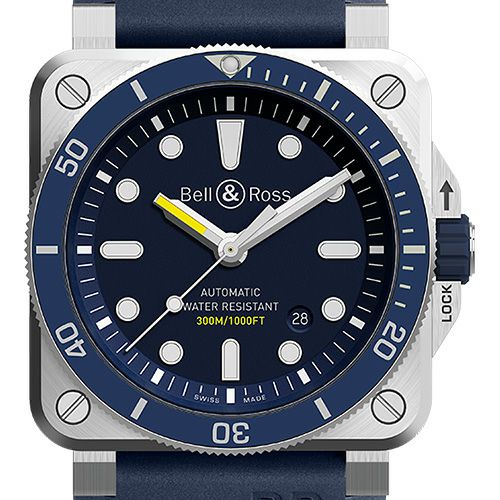 BELL & ROSS BR 03-92 DIVER BLUE ベル＆ロス BR 03-92 ダイバーブルー BR0392-D-BU-ST/SRB