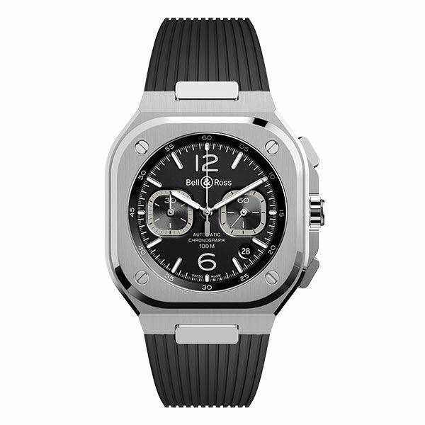 Bell ＆ Ross BR 05 CHRONO BLACK STEEL ベル＆ロス BR 05 クロノ ブラック スティール BR05C-BL-ST/SRB