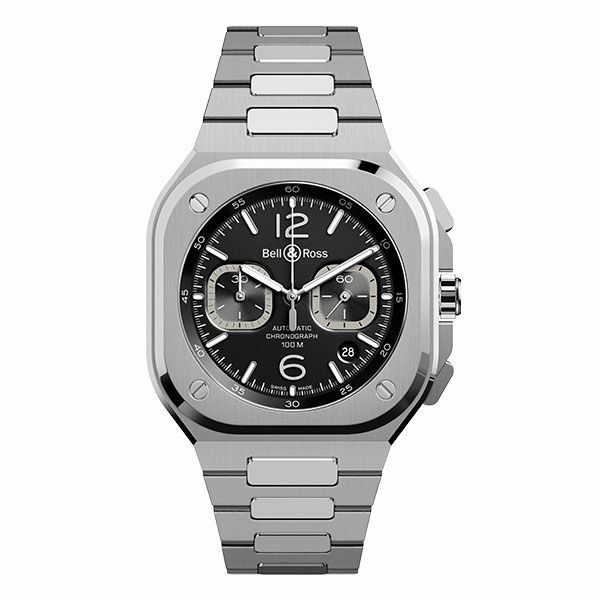 Bell ＆ Ross BR 05 CHRONO BLACK STEEL ベル＆ロス BR 05 クロノ  