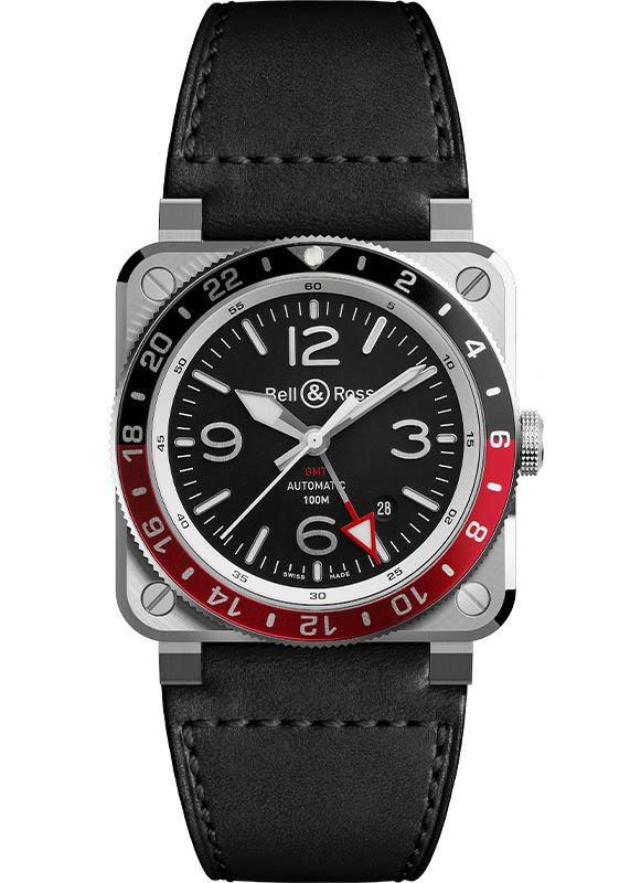 BELL & ROSS BR 03-93 GMT ベル＆ロス BR 03-93 GMT BR0393-BL-ST/SCA