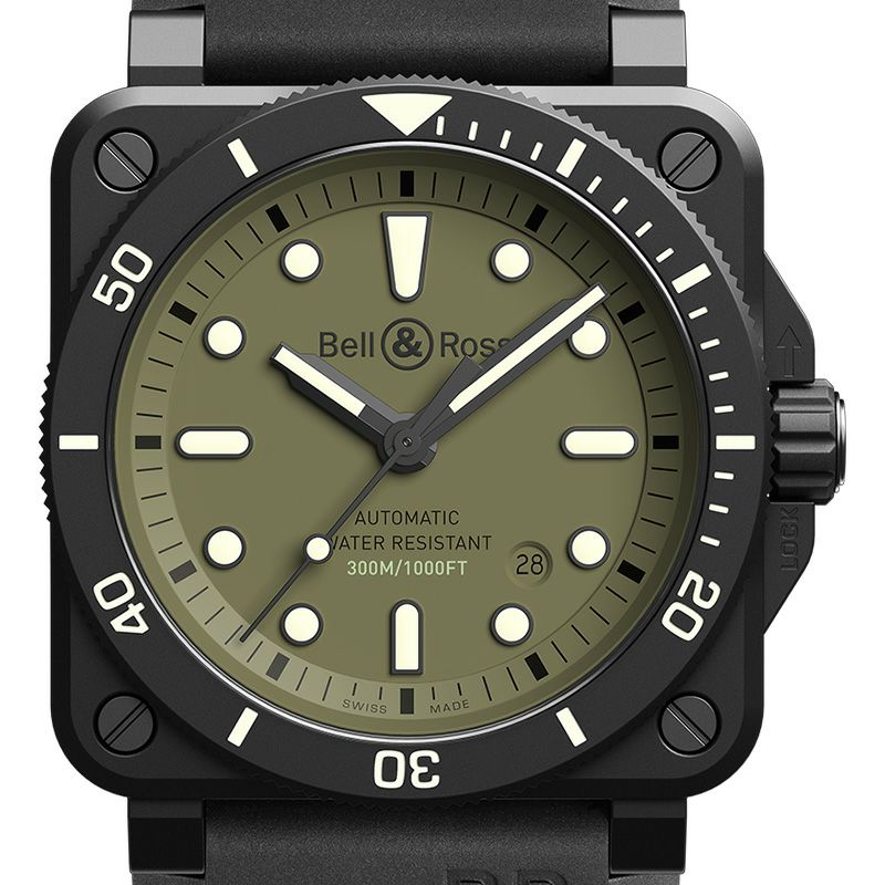 Bell ＆ Ross BR 03-92 DIVER MILITARY ベル＆ロス BR 03-92 ダイバー 