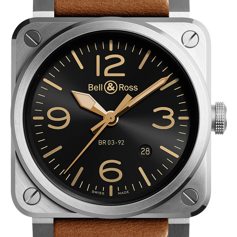Bell ＆ Ross BR 03-92 GOLDEN HERITAGE ベル＆ロス BR 03-92 ゴールデンヘリテージ BR0392-GH-ST/SCA