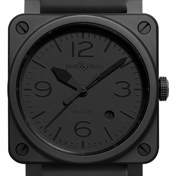 【鑑定済み美品】Bell&Ross BR03-92PHANTOM ベルアンドロス BR03-92 ファントム[BR03-92 PHANTOM-CE] BR03-92 Phantom | ベル&ロス
