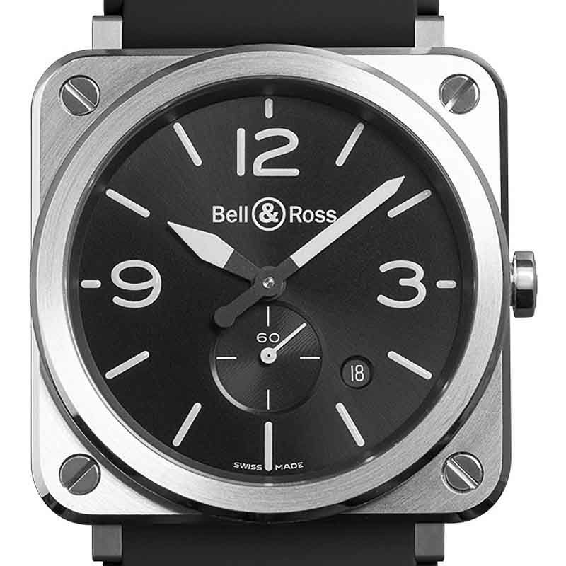 Bell ＆ Ross BRS STEEL ベル＆ロス BRS スティール BRS-BLC-ST｜正規