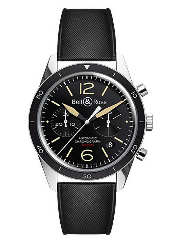 Bell ＆ Ross BR 126 SPORT HERITAGE ベル＆ロス BR 126 スポーツ ヘリテージ BRV126-ST-HER/SRB